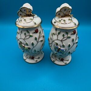 Lenox Summer Enchantment - Parvaneh Holloway Salt and Pepper Shakers.